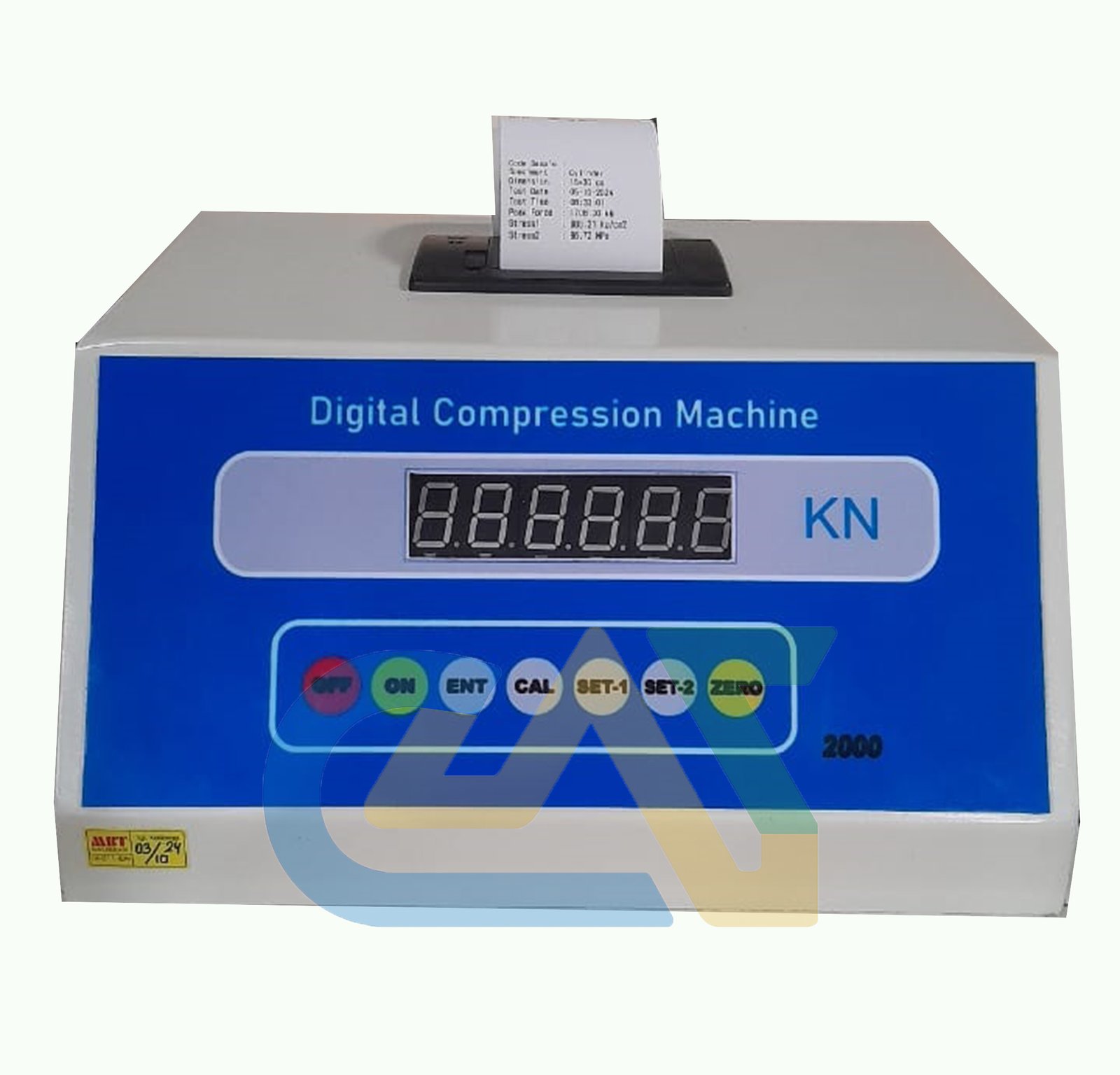 Digital Indikator & Printer - Penunjukan Daya Baca Uji Mesin Tekan Beton